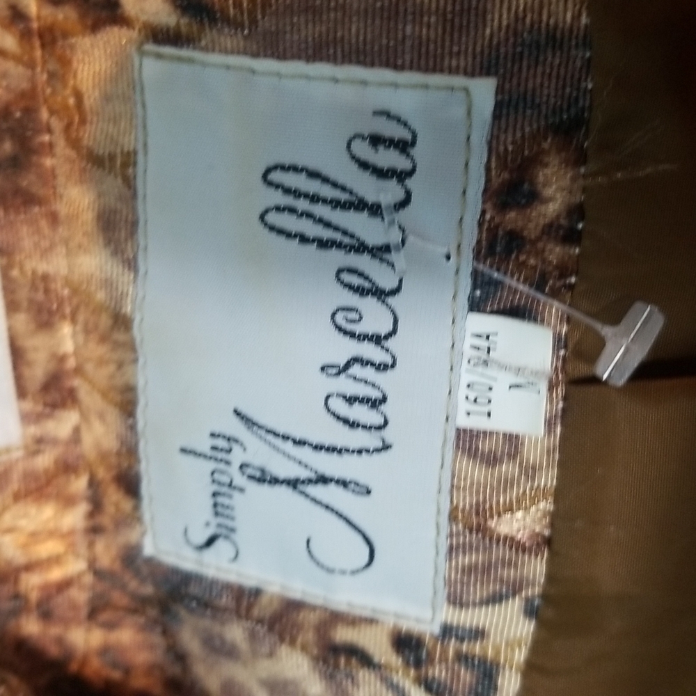 Simply Marcella Size M Snake / Reptile Print Blaz… - image 6